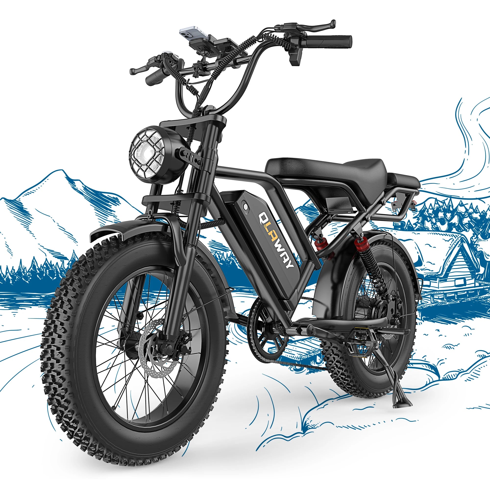 AOVOPRO AP20 Electric Mountain Bike - 750W