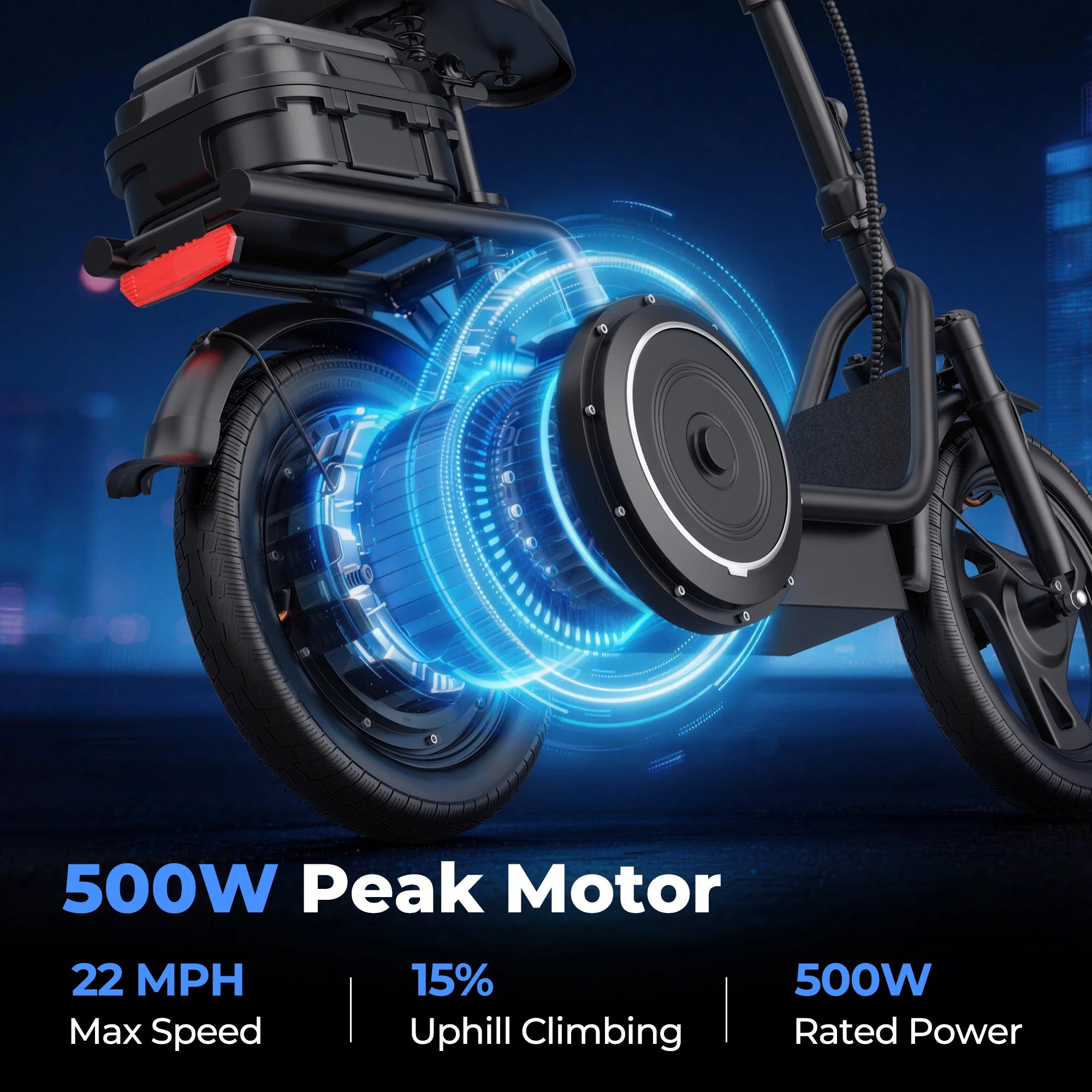 AOVOPRO H1L Seated Electric Scooter - 500W