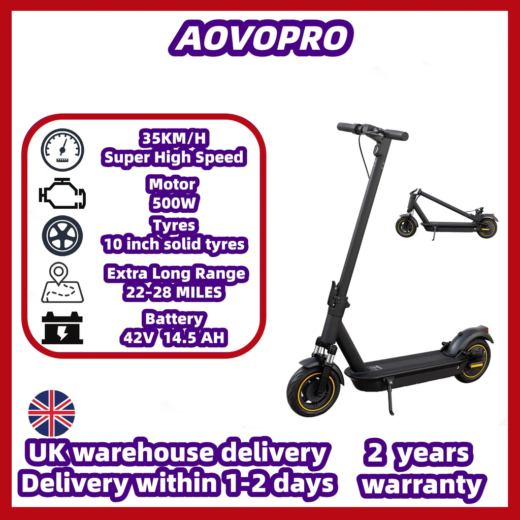 AOVOPRO 1000W Electric Scooter - Long Range