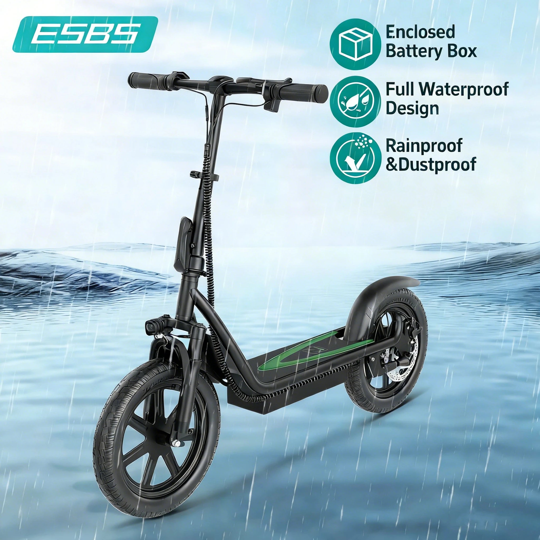 AOVOPRO 500W Seated Electric Scooter - 14"
