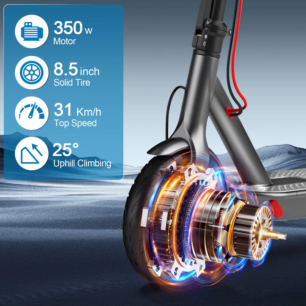 AOVOPRO 350W Foldable Electric Scooter - 8.5"