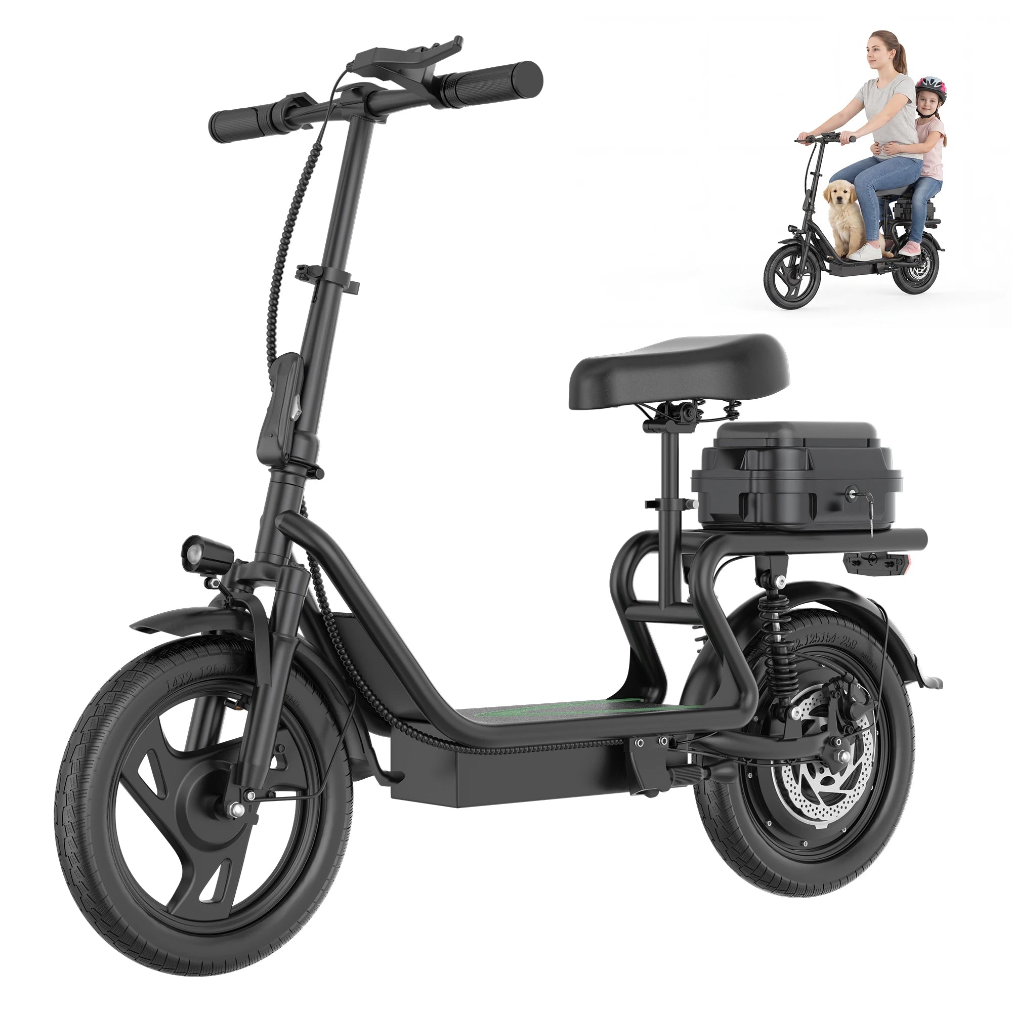 AOVOPRO H1L Seated Electric Scooter - 500W