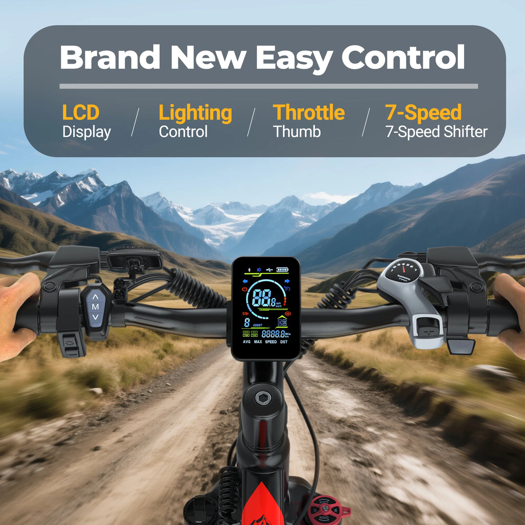 AOVOPRO 26" Electric Mountain Bike - 250W