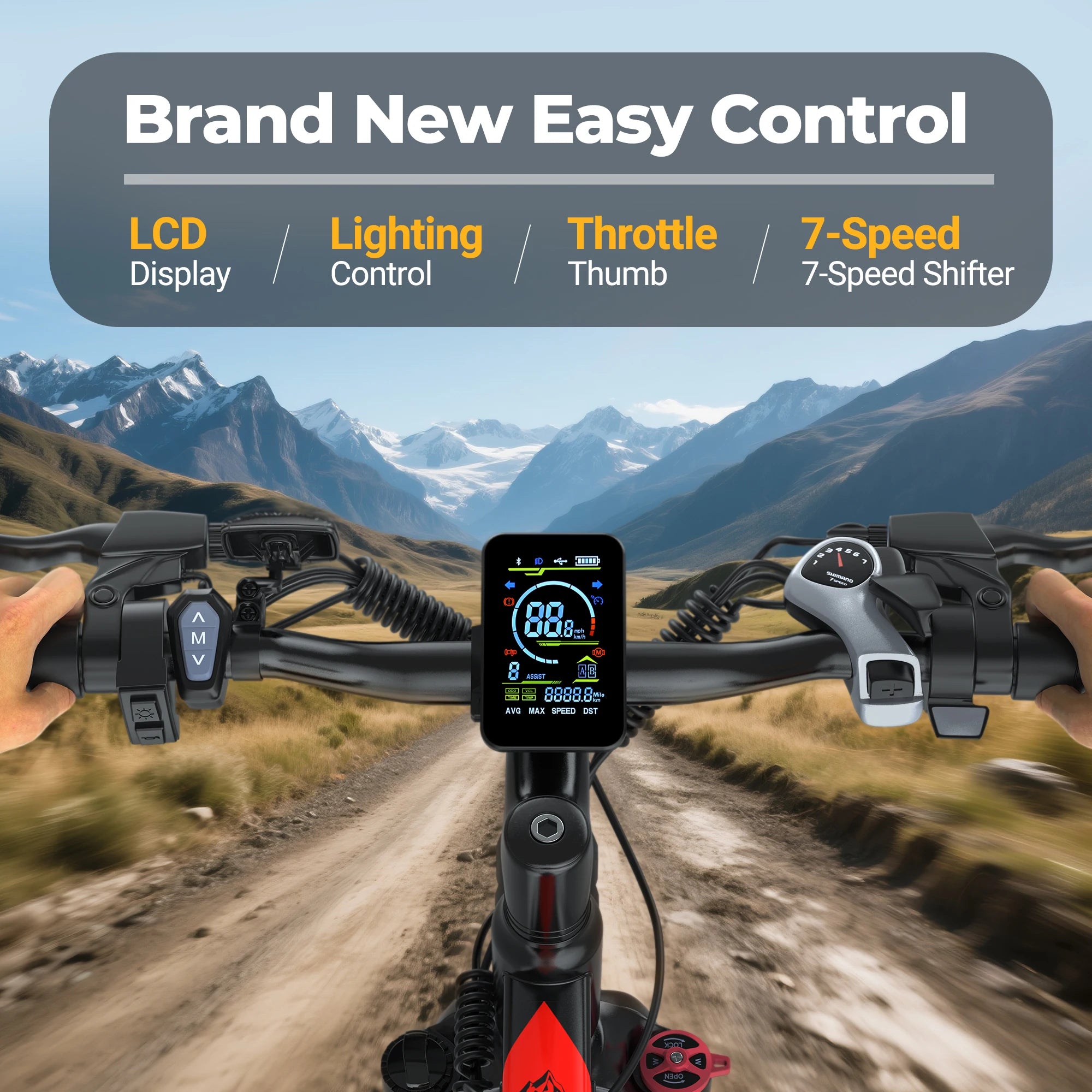 AOVOPRO 26" Electric Mountain Bike - 250W