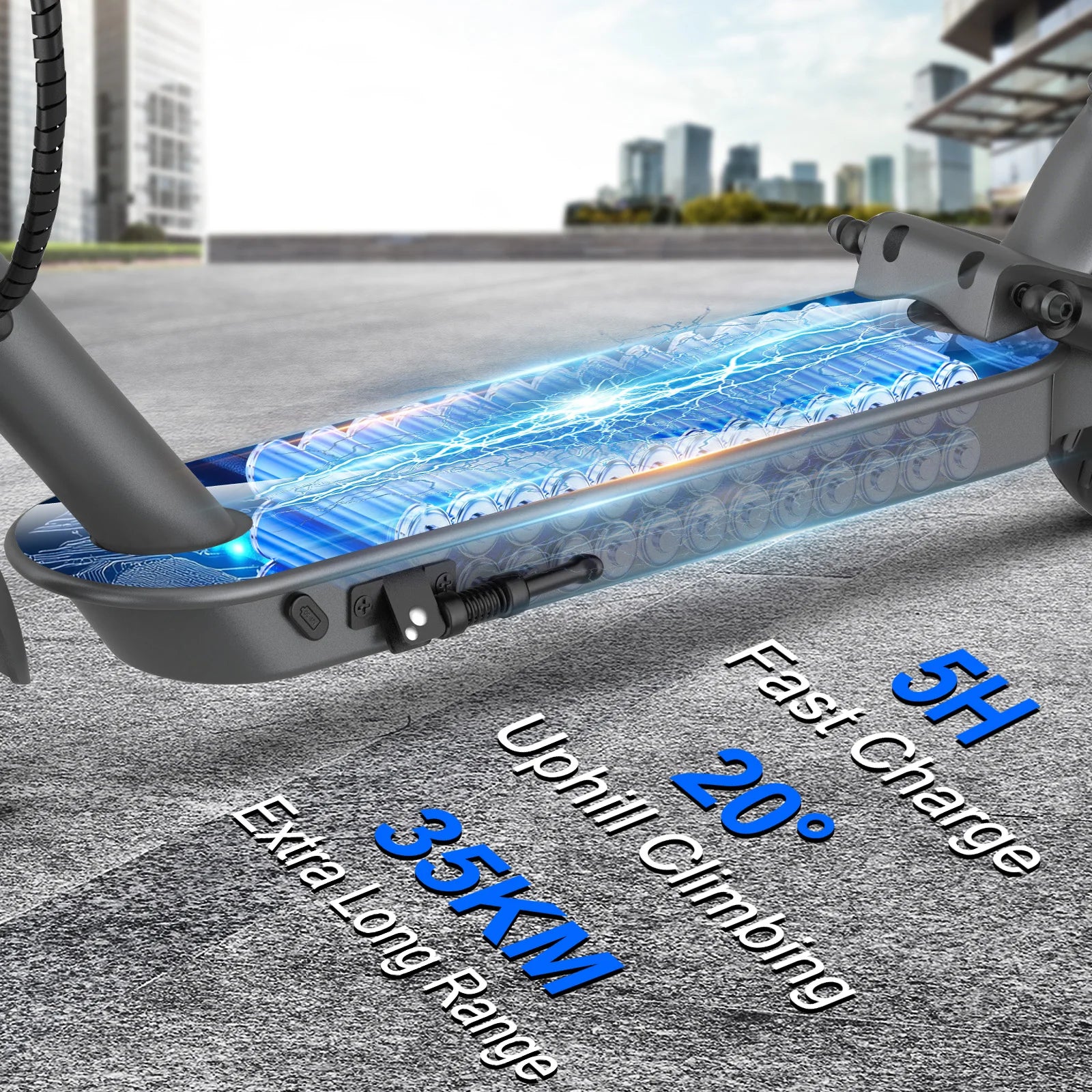 AOVOPRO 500W Electric Scooter - 10" Folding