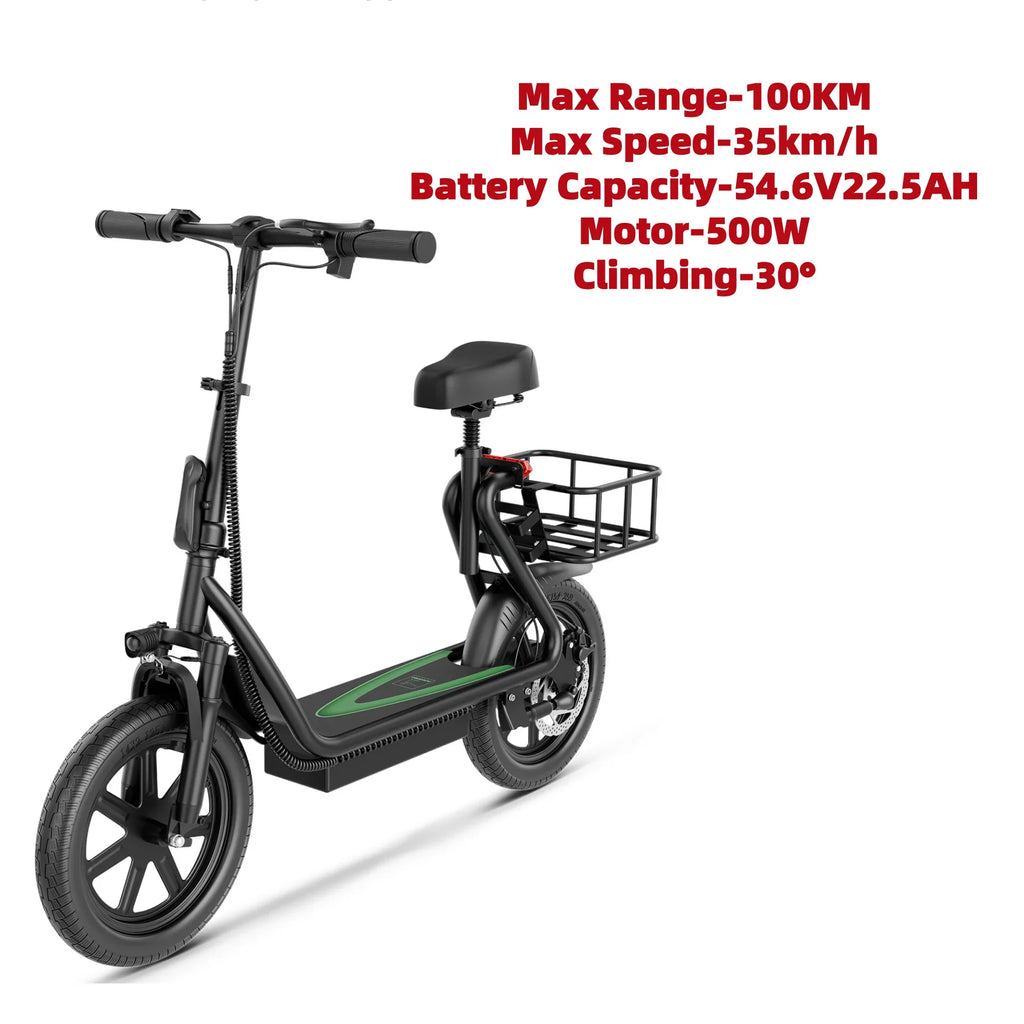 AOVOPRO 500W Seated Electric Scooter - 14"