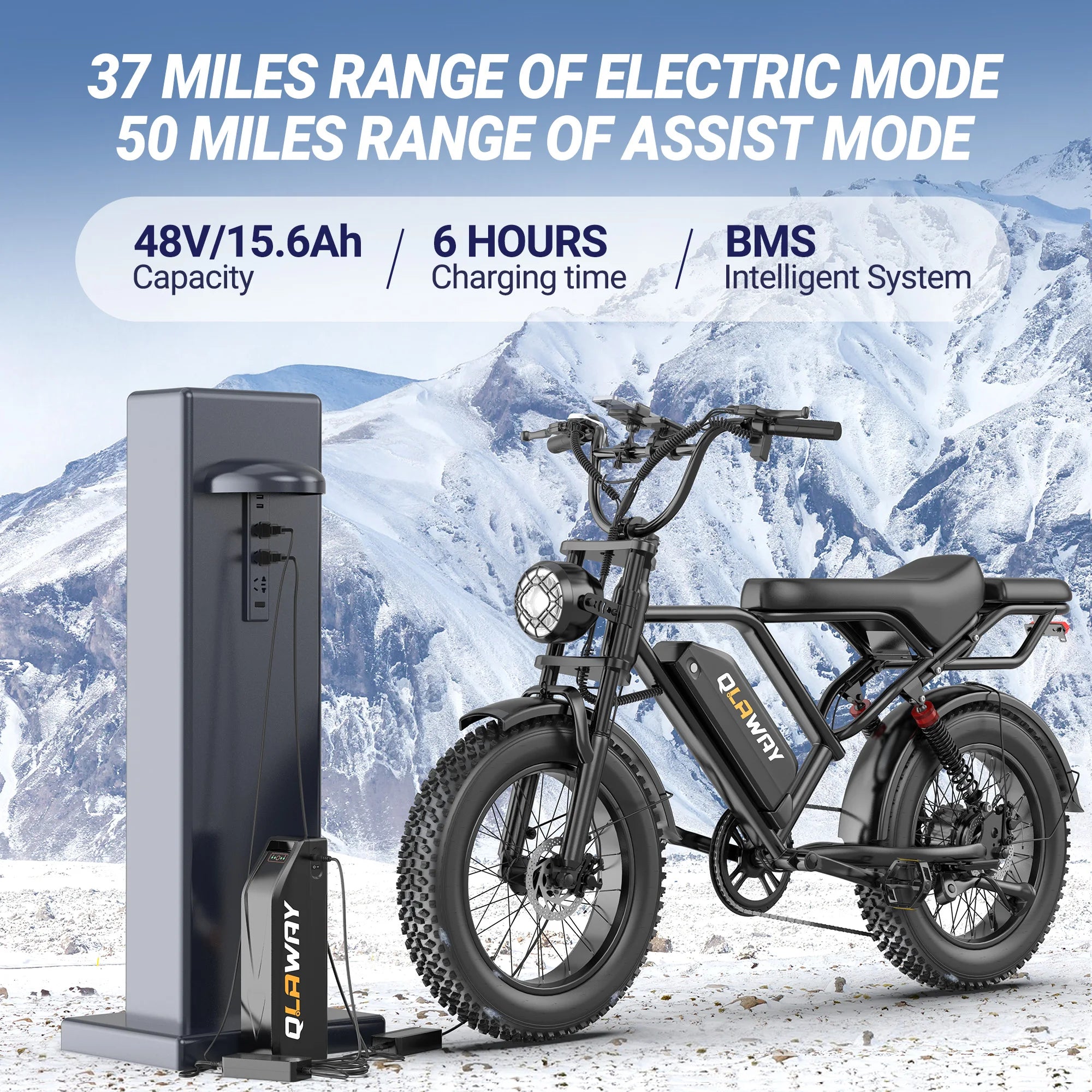 AOVOPRO AP20 Electric Mountain Bike - 750W