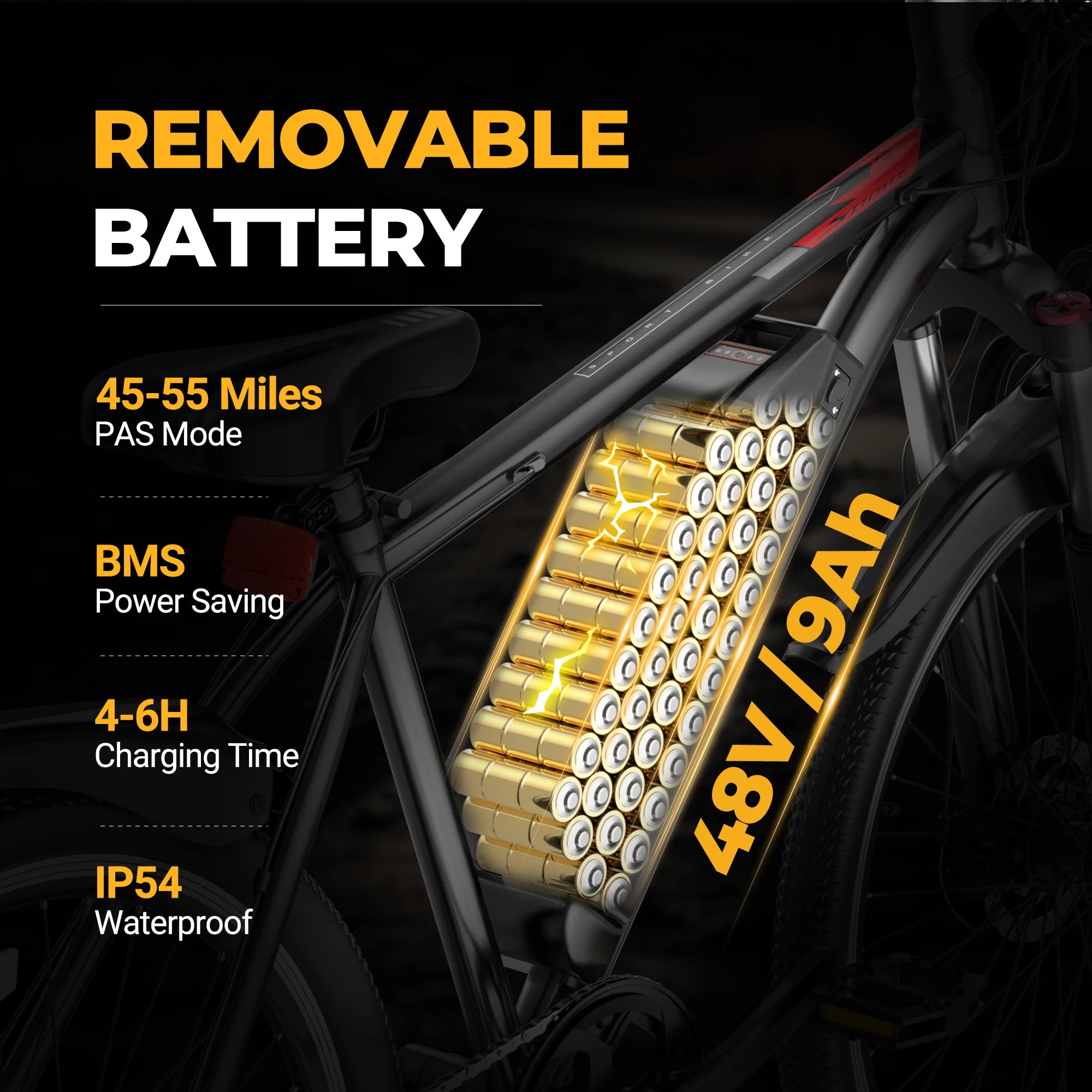 AOVOPRO 26" Electric Mountain Bike - 250W