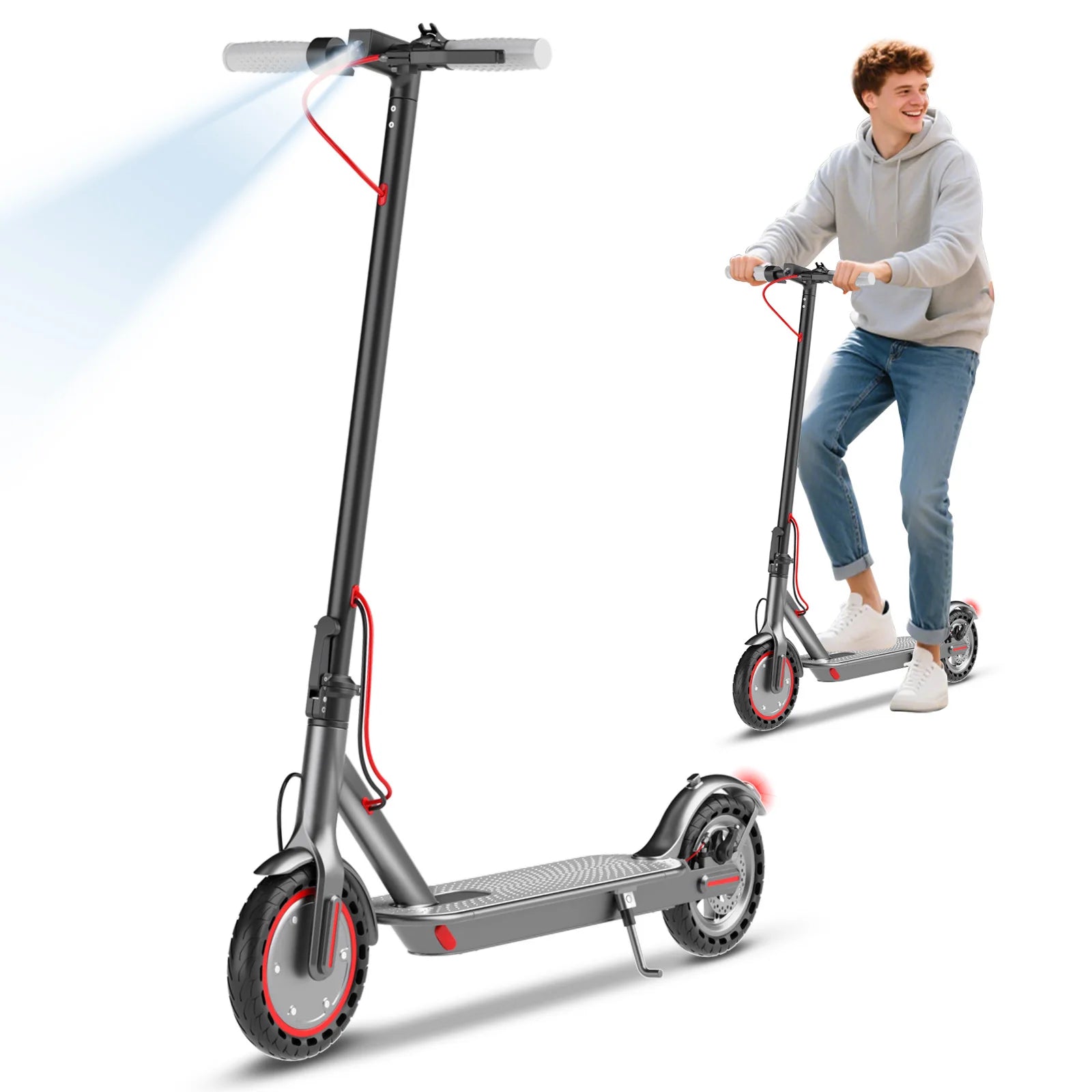 AOVOPRO 350W Foldable Electric Scooter - 8.5"