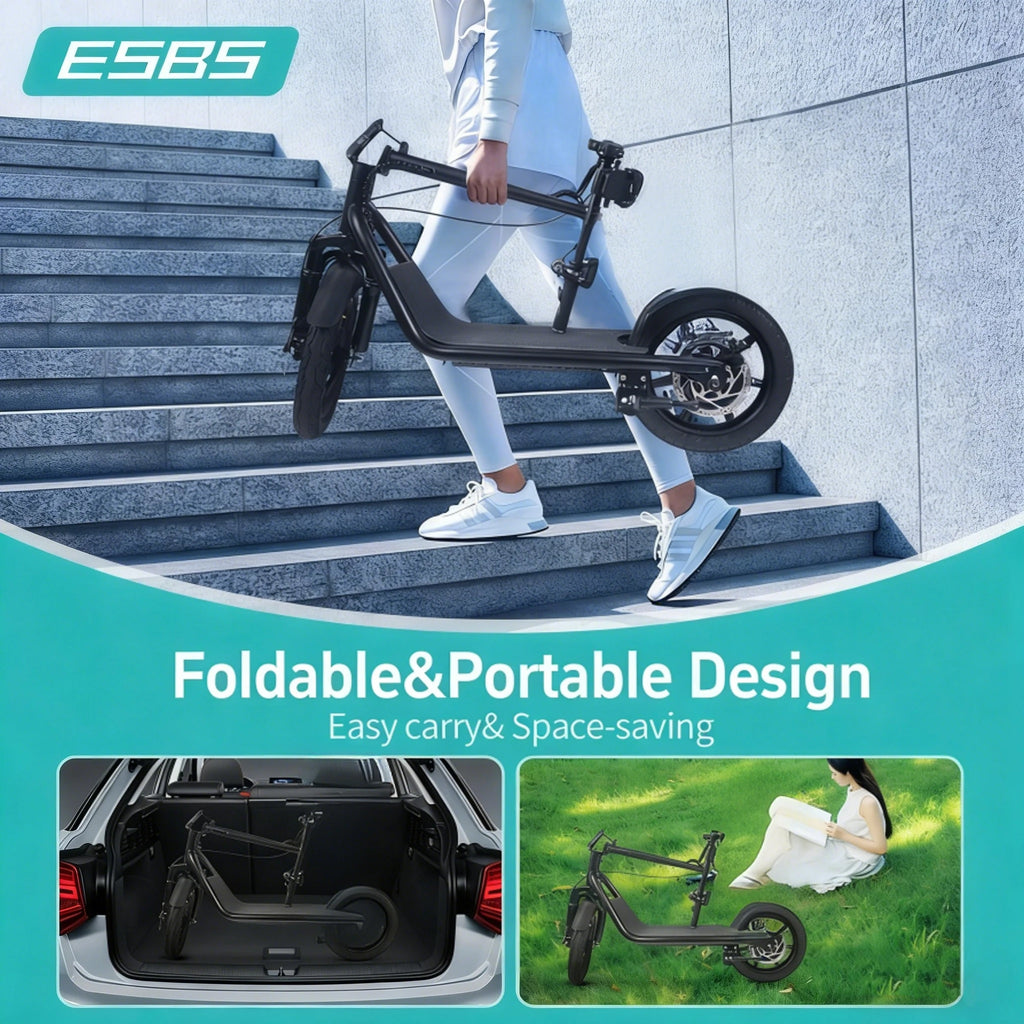 AOVOPRO 500W Seated Electric Scooter - 14"