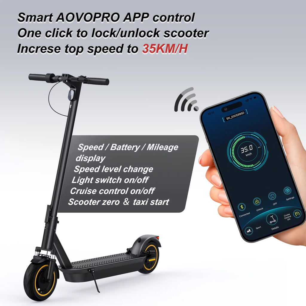 AOVOPRO ESMAX Electric Scooter - 500W 48V