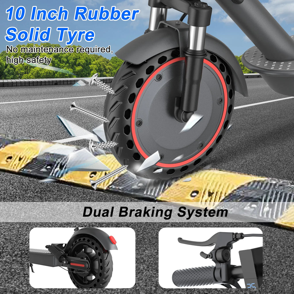 AOVOPRO 500W Electric Scooter - 10" Folding