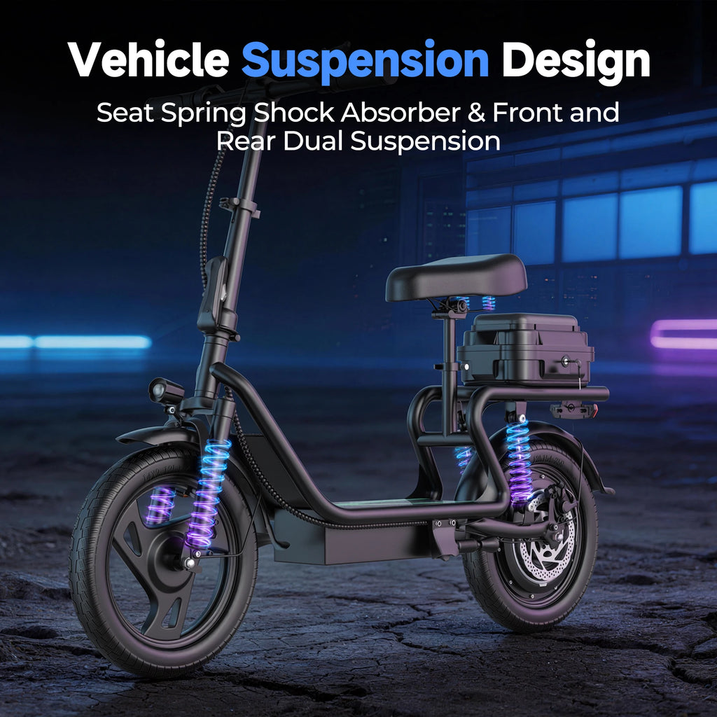 AOVOPRO H1L Seated Electric Scooter - 500W