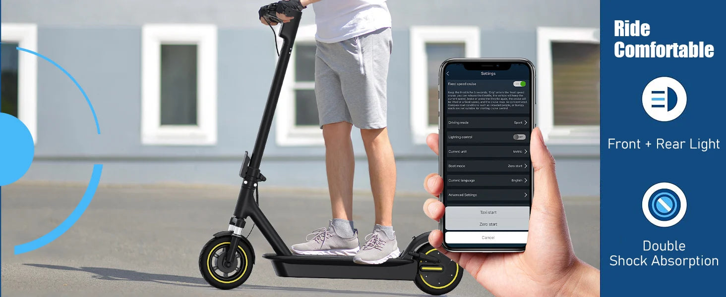 AOVOPRO 1000W Electric Scooter - Long Range