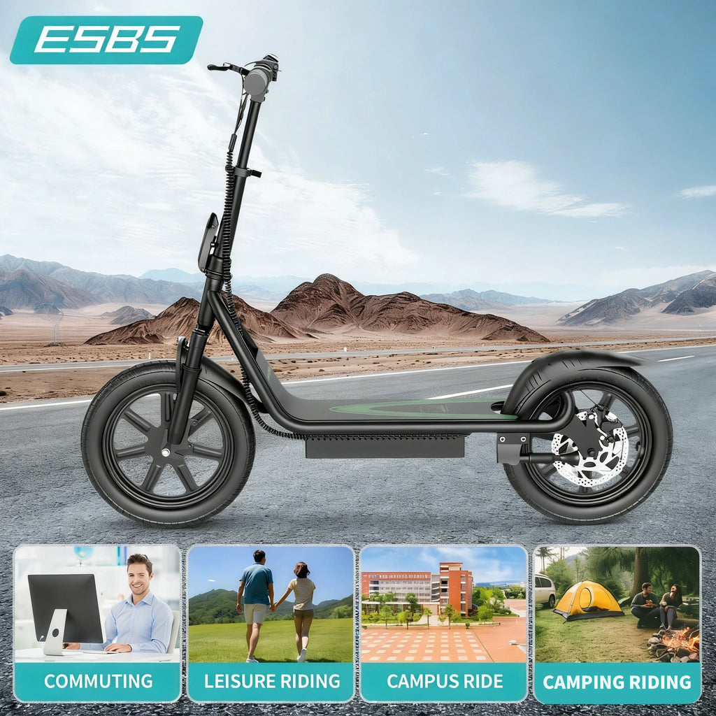AOVOPRO 500W Seated Electric Scooter - 14"