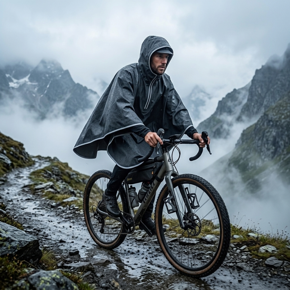 URLIFE Gear Reflective Rain Poncho – alternate product view 3