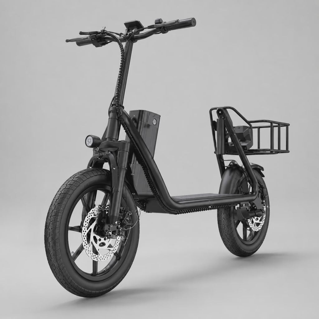 AOVOPRO product video for AOVOPRO 500W Electric Bicycle 10.4/22.5AH Battery 45-100KM Max Range 35KM/H Max Speed Shock Absorption Foldable Adult Ebike