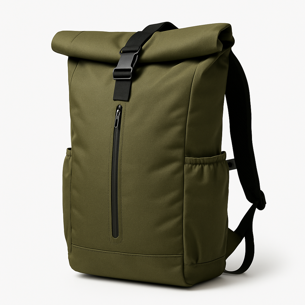 URLIFE Gear 25L Roll-Top Cycling Rucksack - Olive