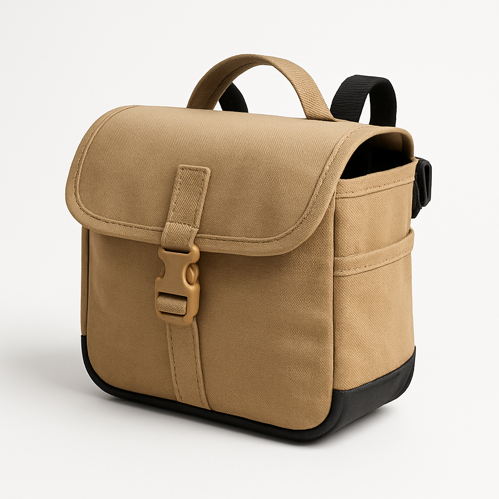 URLIFE Gear Handlebar Front Basket Bag - Beige