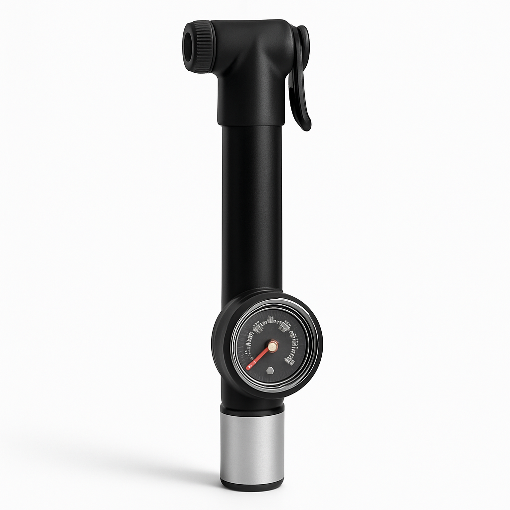 URLIFE Gear Mini Bike Pump with Gauge