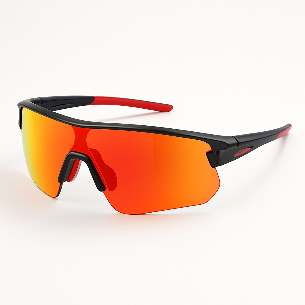 URLIFE Gear Photochromic Cycling Sunglasses - Red Revo