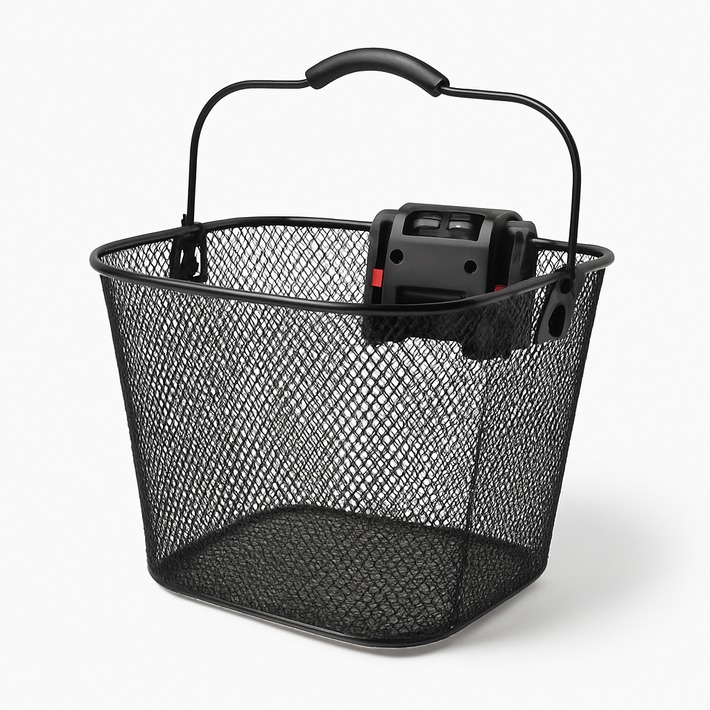 URLIFE Gear Quick-Release Front Basket - Black