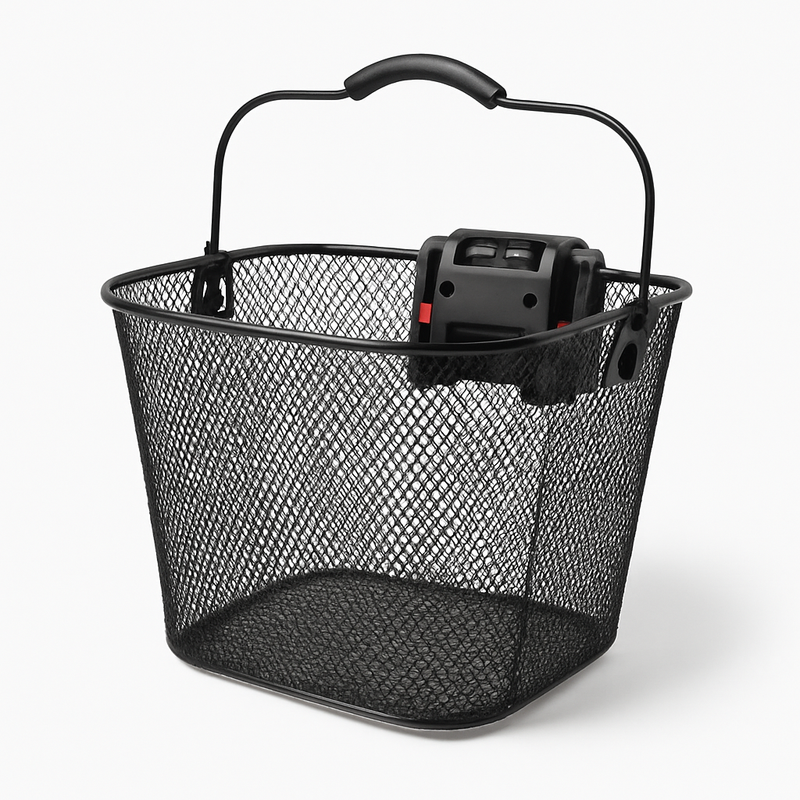 URLIFE Gear Quick-Release Front Basket - Black