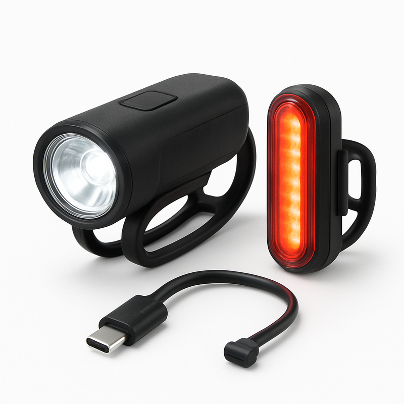 URLIFE Gear USB Front & Rear Light Set